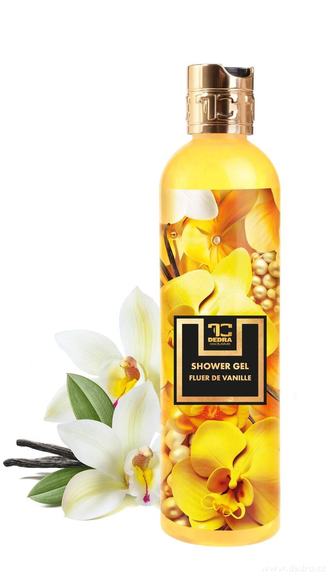 FLEUR DE VANILLE šetrný sprchový gél s glycerínom a Aloe vera