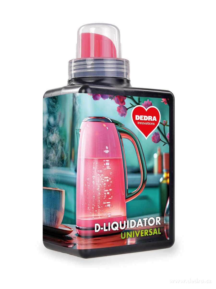 D-LIQUIDATOR odstraňovač vodného kameňa do spotrebičov ECO koncentrát