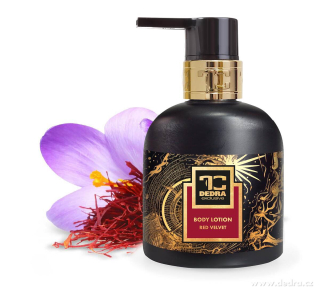 Prírodné zvláčňujúce telové mlieko s exkluzívnym parfémom RED VELVET